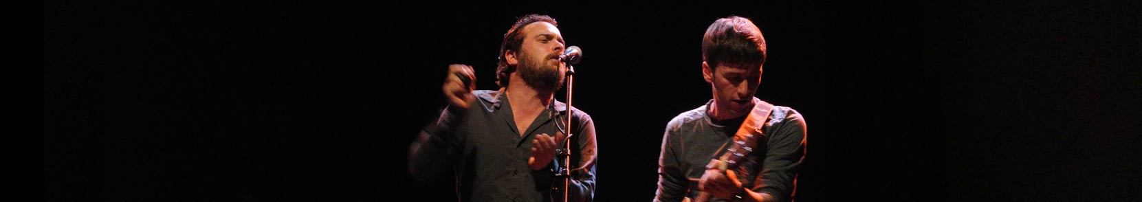 Günther Harder and Raphael Tschernuth on stage